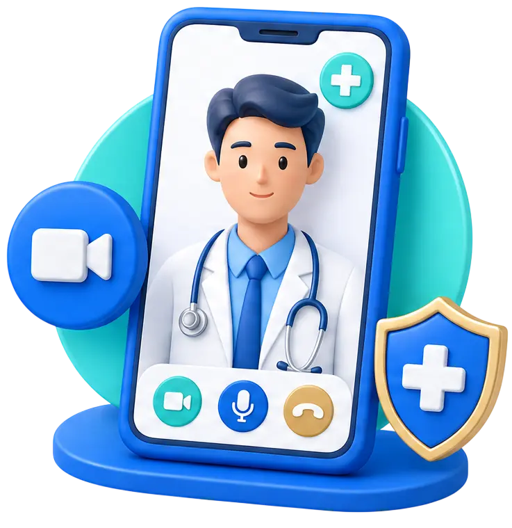 آیکون مشاوره آنلاین پزشکی - دکتر VIP